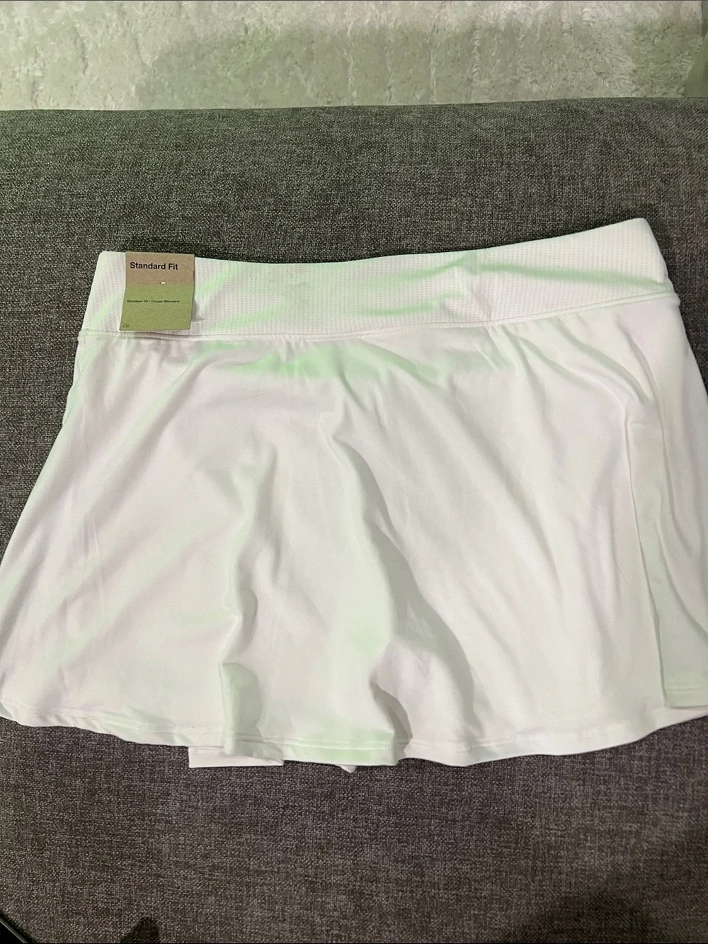 Nike White Women's Athletic Skort with Built-In Shorts